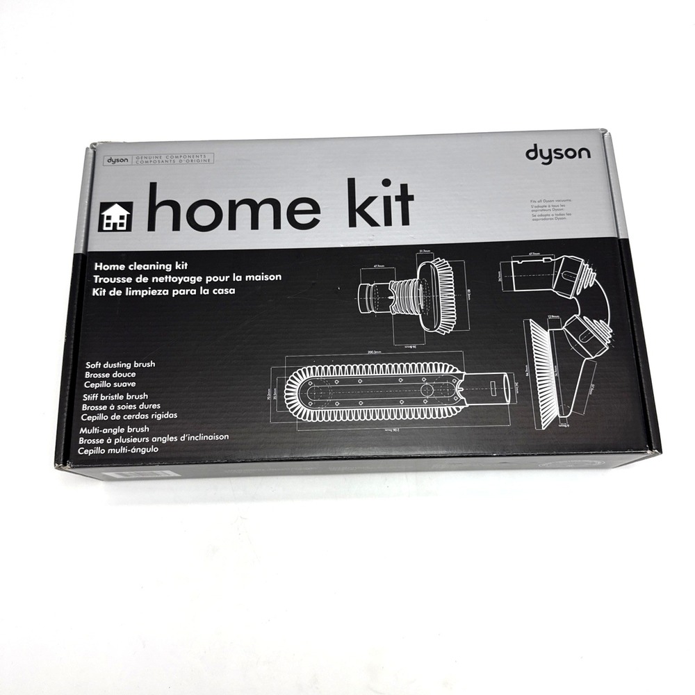 Dyson Home Cleaning Kit Tools Attachments Vacuum Cleaner Parts Accessories Box